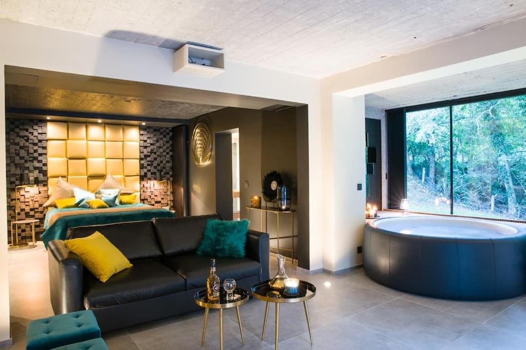 Buenas Noches Villa Standing Piscine & Wellness Boncelles Exterior foto