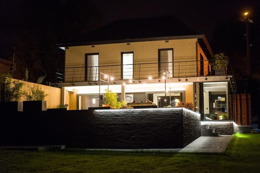 Buenas Noches Villa Standing Piscine & Wellness Boncelles Exterior foto