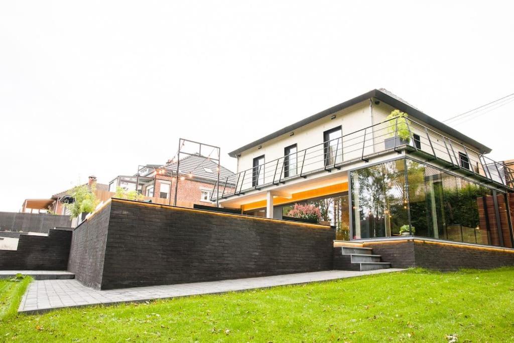 Buenas Noches Villa Standing Piscine & Wellness Boncelles Exterior foto